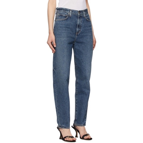 Goldsign NWT The Peg Palmer High-Waisted Blue Jeans Sz 29 - Picture 8 of 9